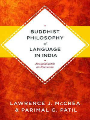 cover image of Buddhist Philosophy of Language in India